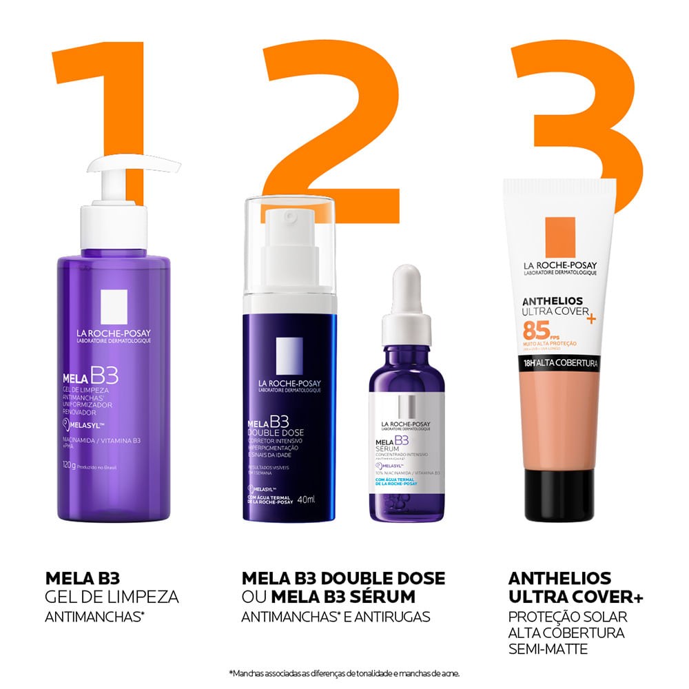 Protetor Solar Facial La Roche-Posay Anthelios Cover+ Fps85 Cor 2.5 30g — imagem 3 | Drogaria Taveira