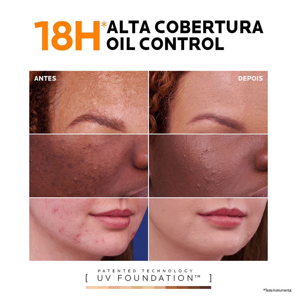 Protetor Solar Facial La Roche-Posay Anthelios Ultra Cover+ Fps85 Cor 6.0 30g — imagem 3 | Drogaria Taveira