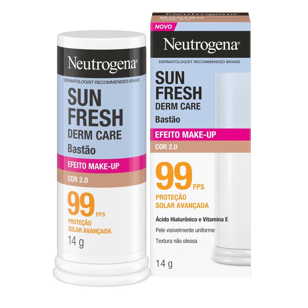 Protetor Solar Facial Neutrogena Sun Fresh Derm Care Fps 99 Cor 2.0 14g — imagem 4 | Drogaria Taveira