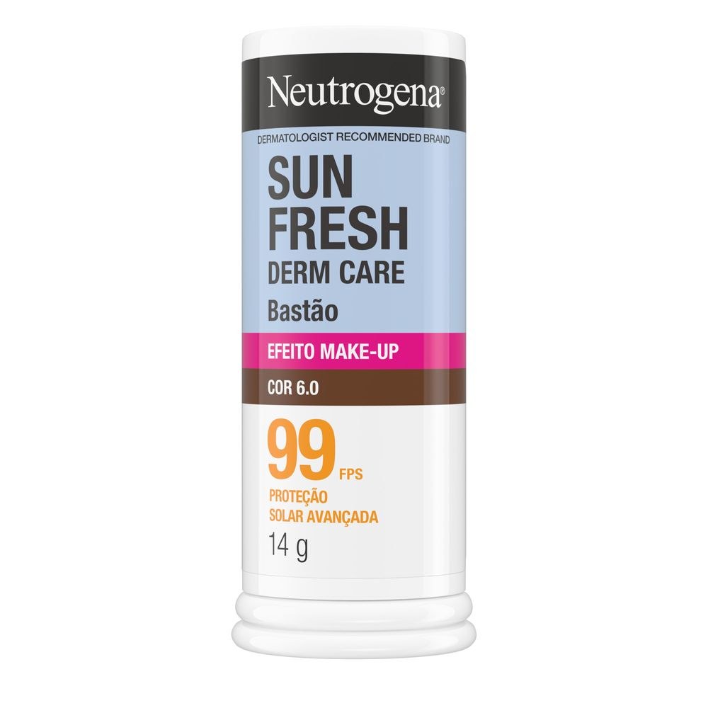 Protetor Solar Facial Neutrogena Sun Fresh Derm Care Stick 99fps Cor 6.0 14g — imagem 3 | Drogaria Taveira