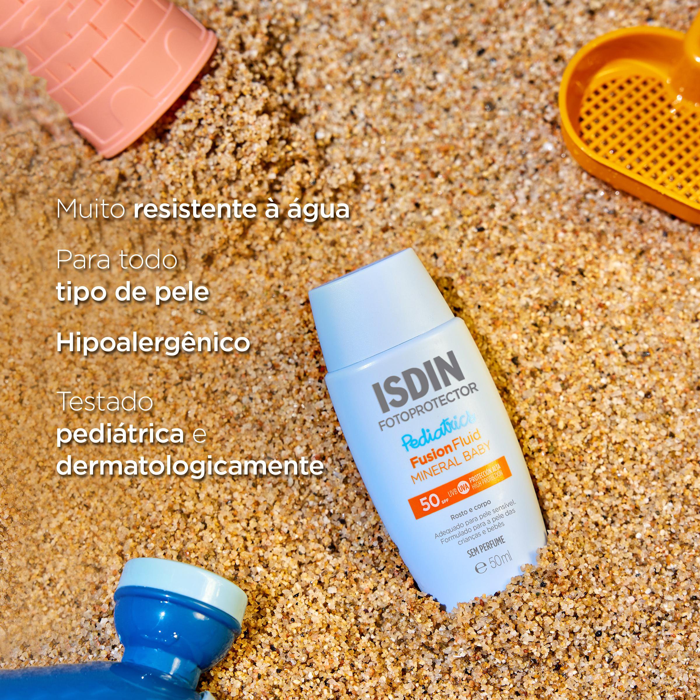 Protetor Solar Isdin Pediatrics Sem Perfume Fotoprotector Fusion Baby Fps50 50ml — imagem 4 | Drogaria Taveira
