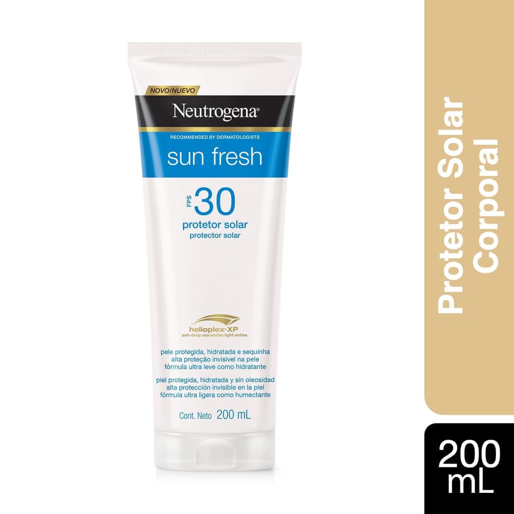 Protetor Solar Neutrogena Sun Fresh FPS30 200ml — imagem 4 | Drogaria Taveira