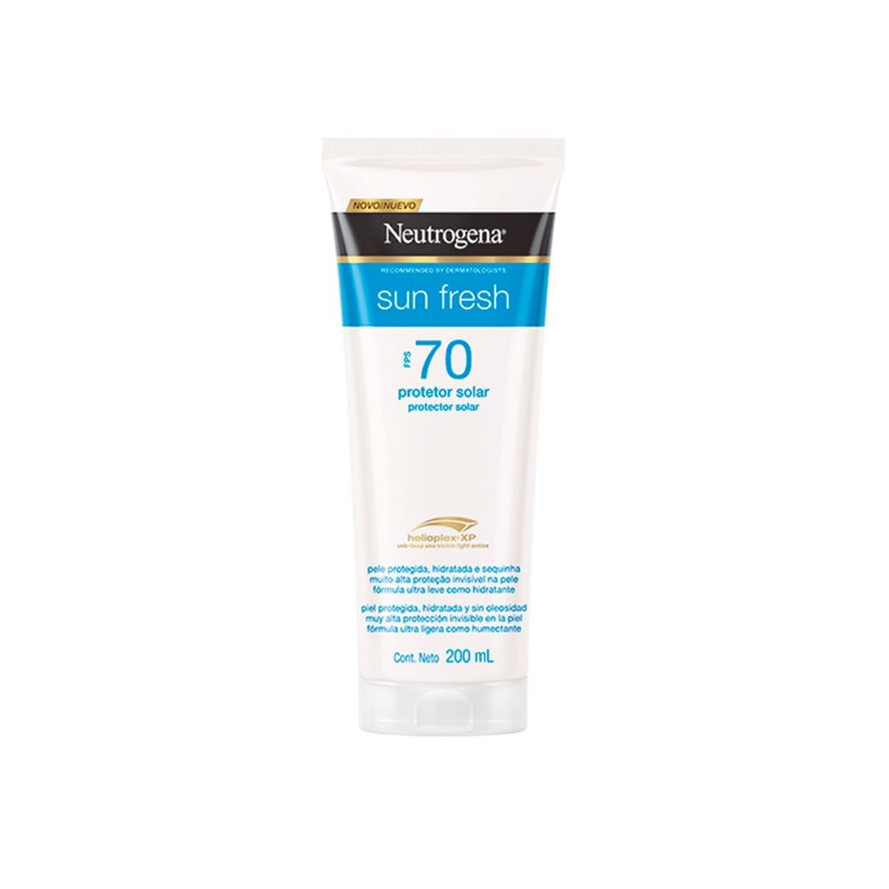 Protetor Solar Neutrogena Sun Fresh FPS70 200ml — imagem 4 | Drogaria Taveira