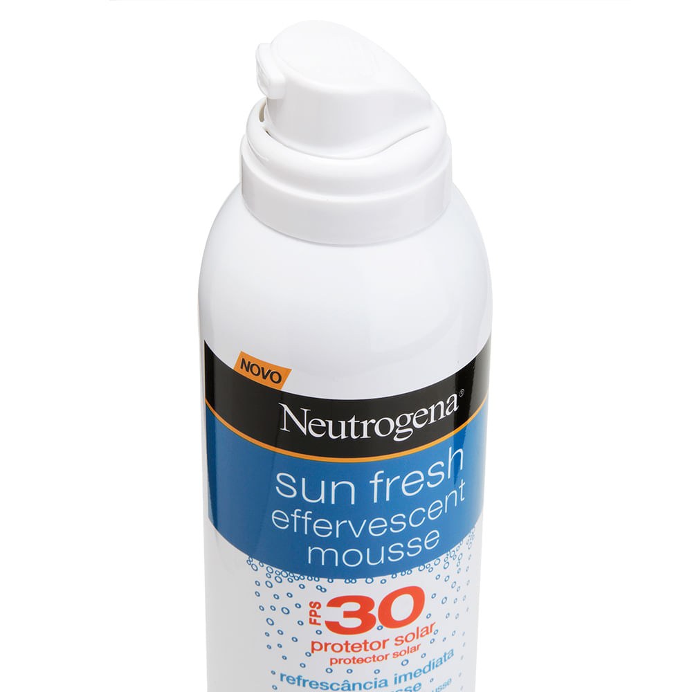 Protetor Solar Neutrogena Sun Fresh Mousse Efervescente Fps 30 200ml — imagem 2 | Drogaria Taveira