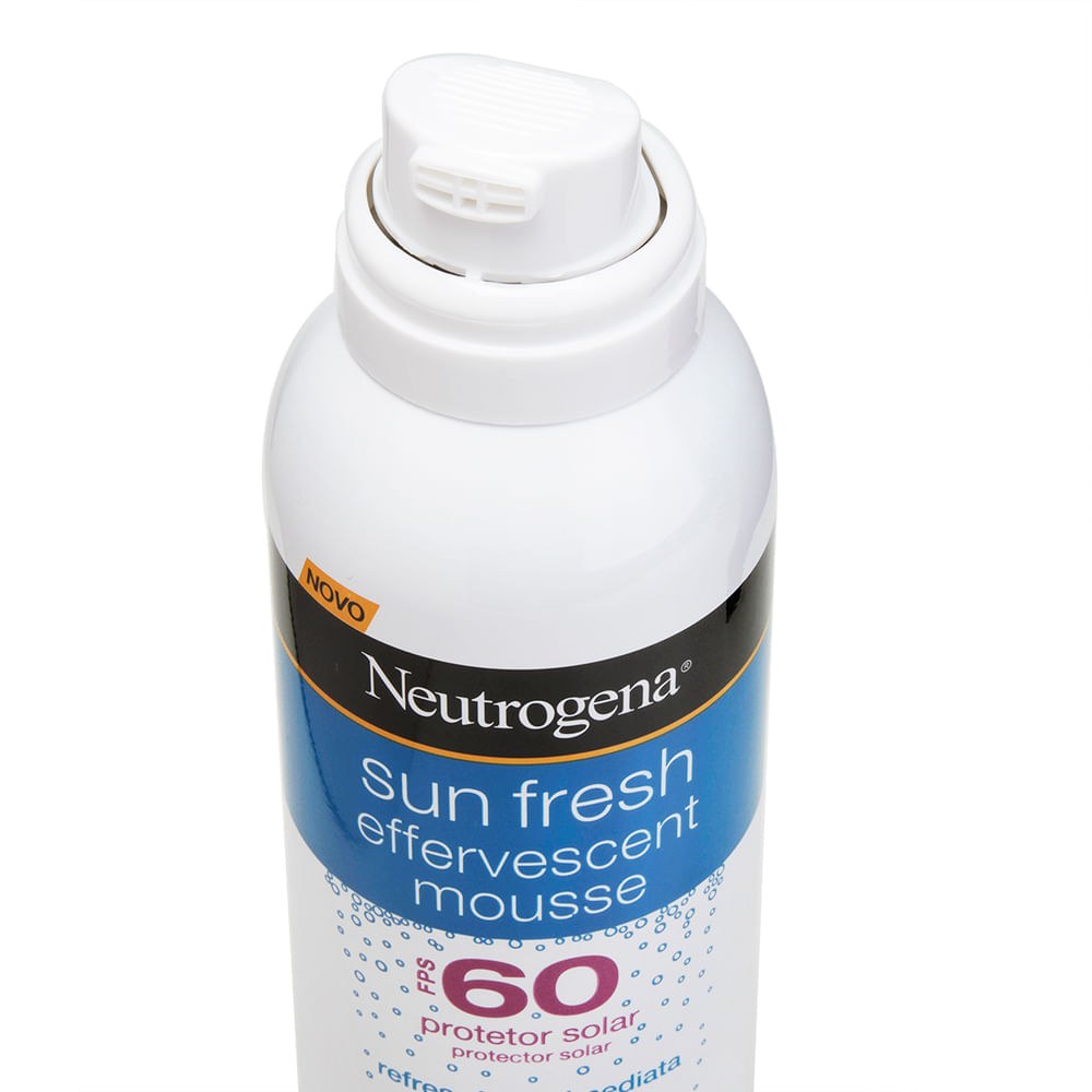 Protetor Solar Neutrogena Sun Fresh Mousse Efervescente Fps 60 200ml — imagem 2 | Drogaria Taveira