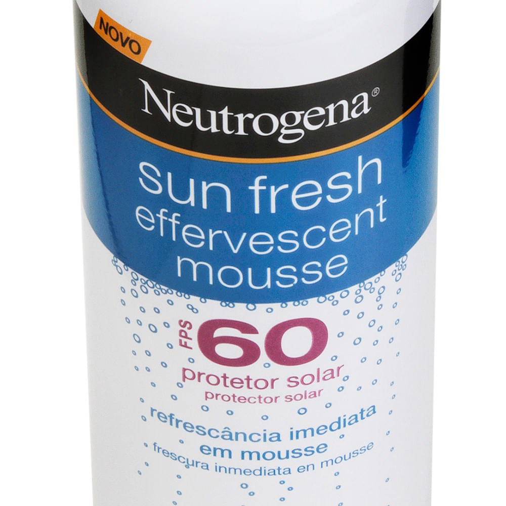 Protetor Solar Neutrogena Sun Fresh Mousse Efervescente Fps 60 200ml — imagem 4 | Drogaria Taveira