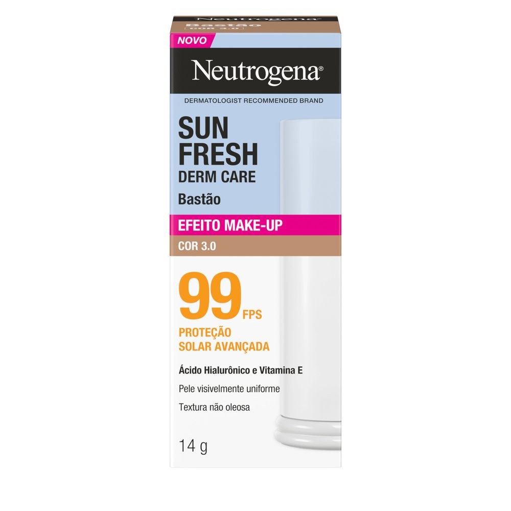 Protetor Solar Neutrogena Sun Fresh Stick Fps99 Cor 3.0 14g — imagem 2 | Drogaria Taveira