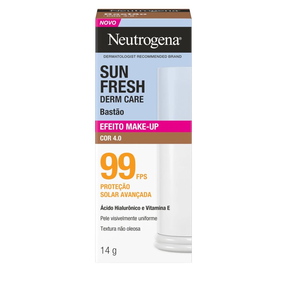 Protetor Solar Neutrogena Sun Fresh Stick Fps99 Cor 4.0 14g — imagem 2 | Drogaria Taveira