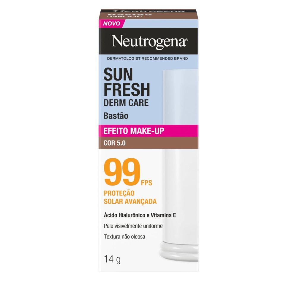 Protetor Solar Neutrogena Sun Fresh Stick Fps99 Cor 5.0 14g — imagem 2 | Drogaria Taveira
