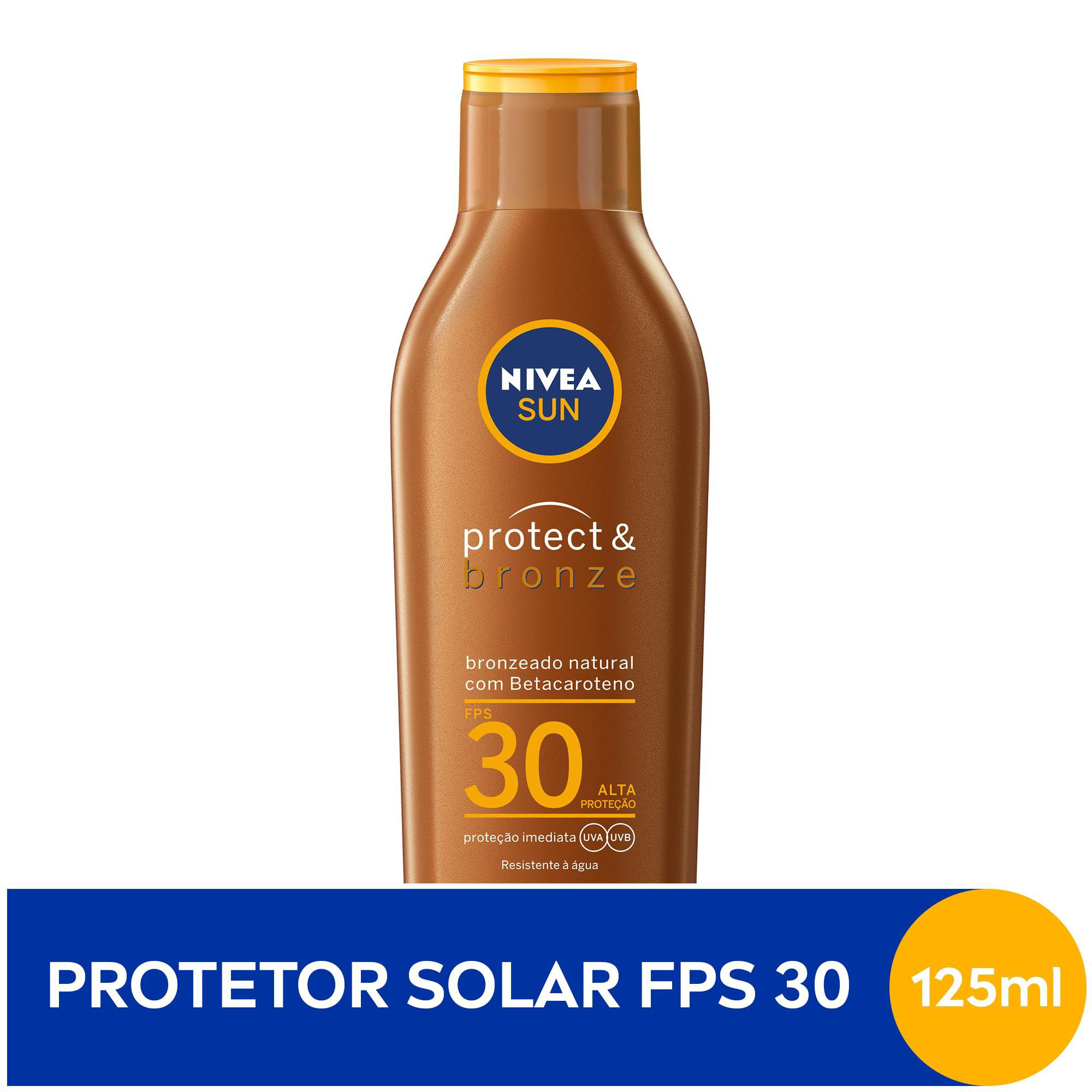 Protetor Solar Nivea Sun Protect & Bronze FPS30 125ml — imagem 2 | Drogaria Taveira