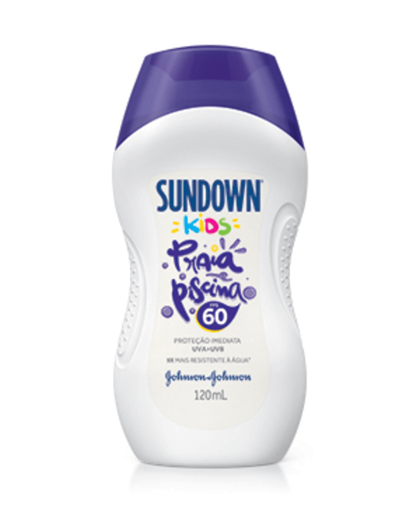 Protetor Solar Sundown Kids Praia e Piscina FPS60 120ml — Sundown | Drogaria Taveira