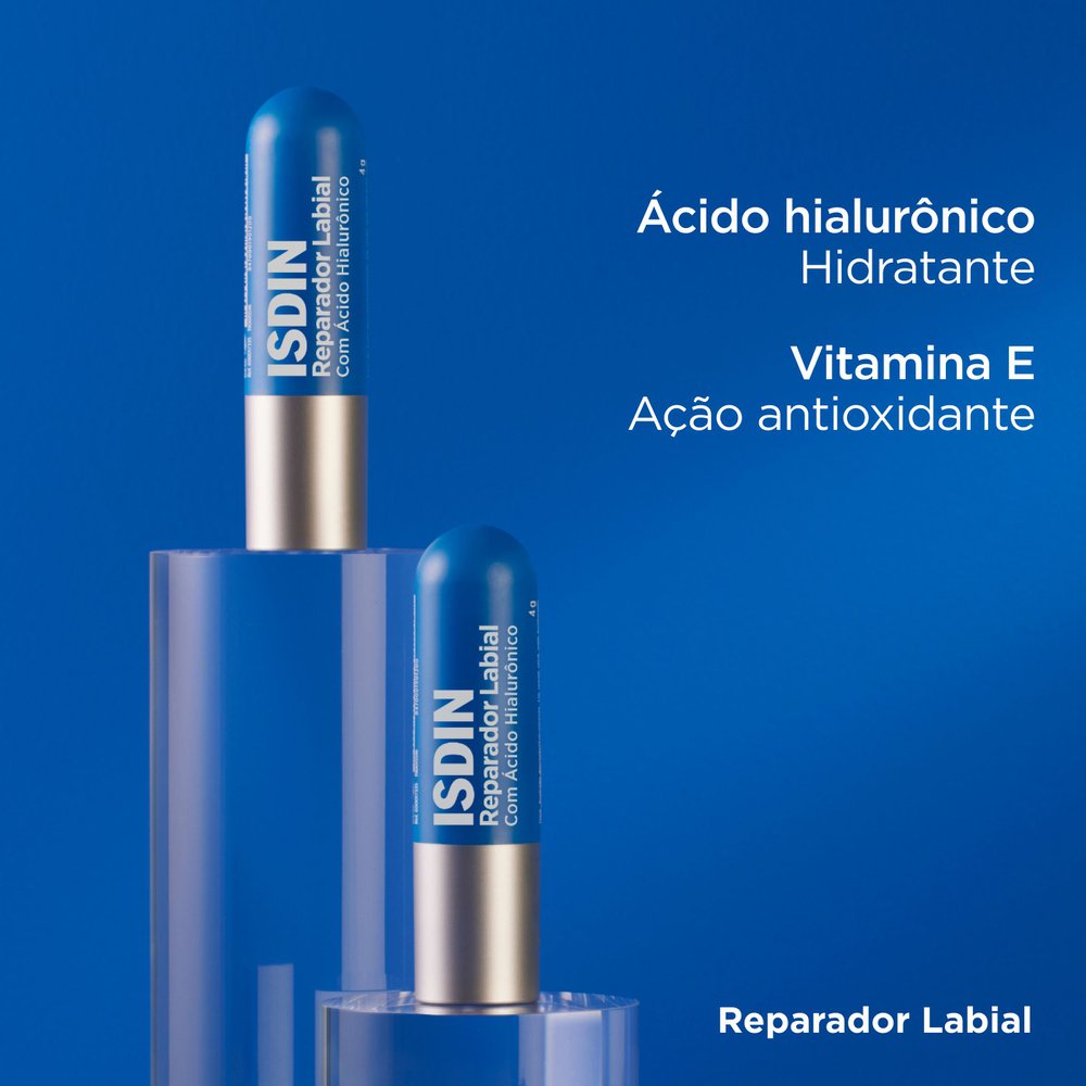 Reparador Labial ISDIN com Ácido Hialurônico 4g — imagem 3 | Drogaria Taveira