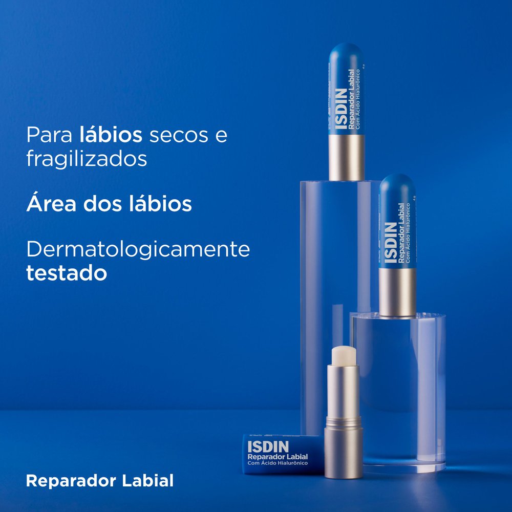 Reparador Labial ISDIN com Ácido Hialurônico 4g — imagem 4 | Drogaria Taveira