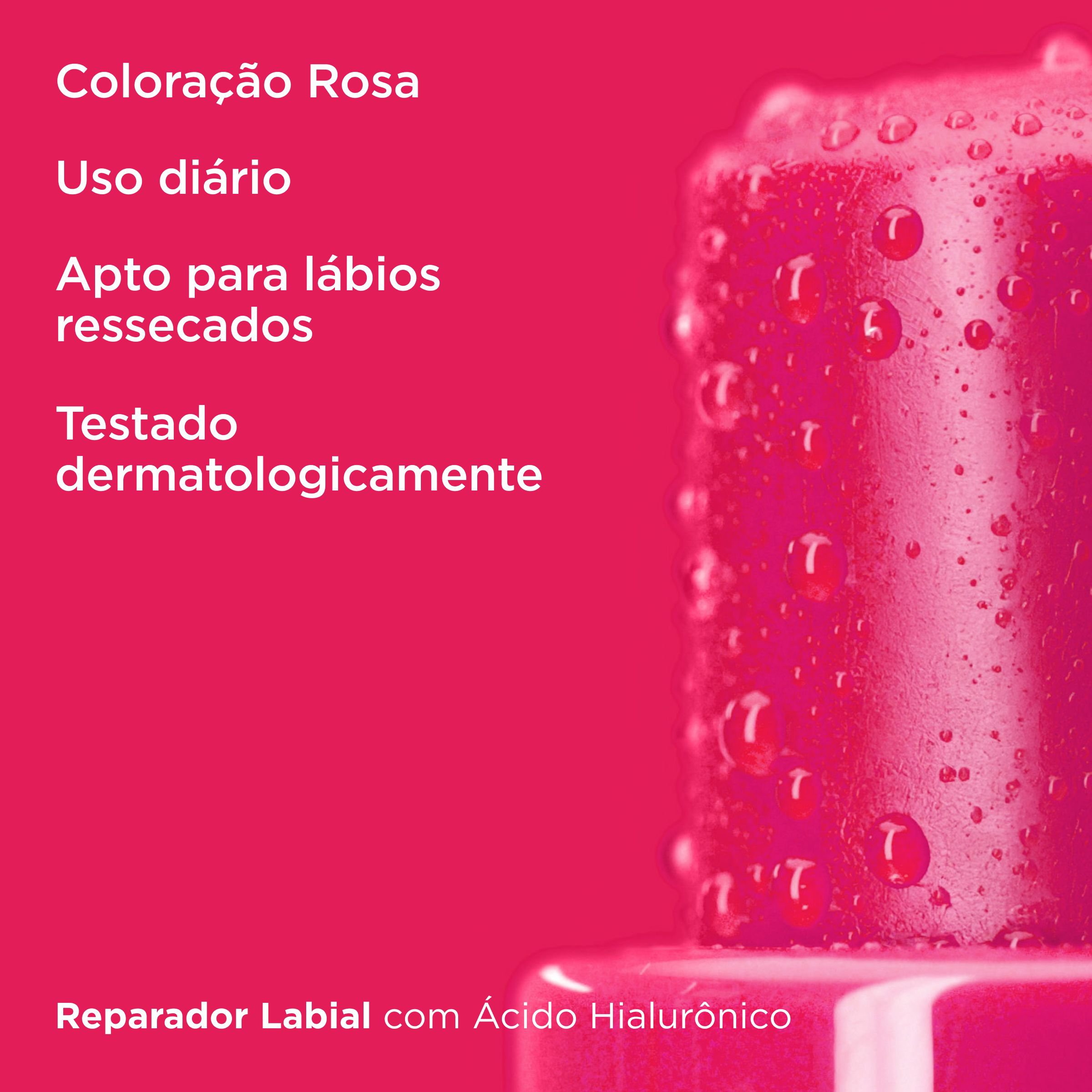 Reparador Labial Stick Ipink Sdin Ácido Hialurônico 4g — imagem 4 | Drogaria Taveira