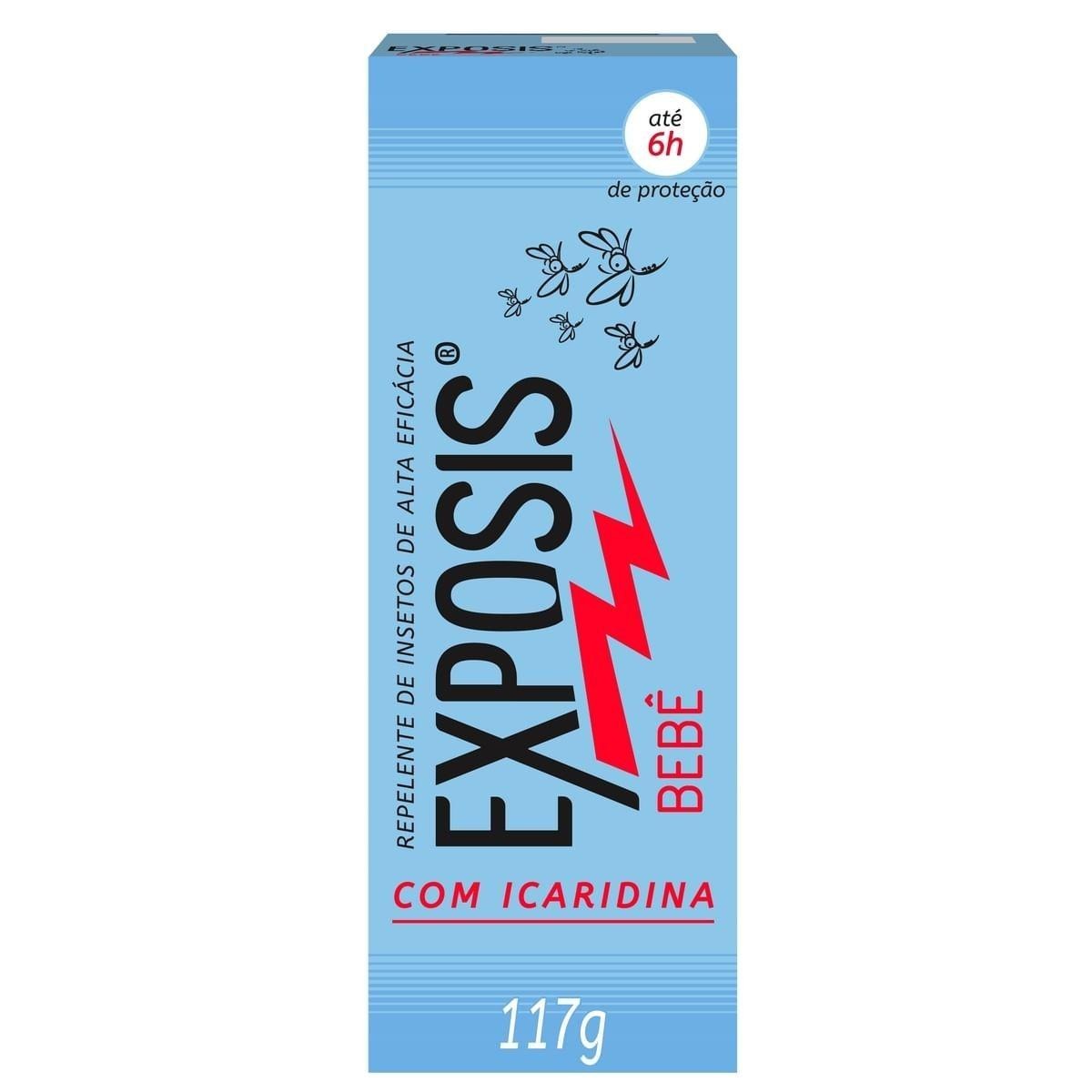 Repelente Exposis Bebê Sem Perfume Gel 117ml — Exposis | Drogaria Taveira