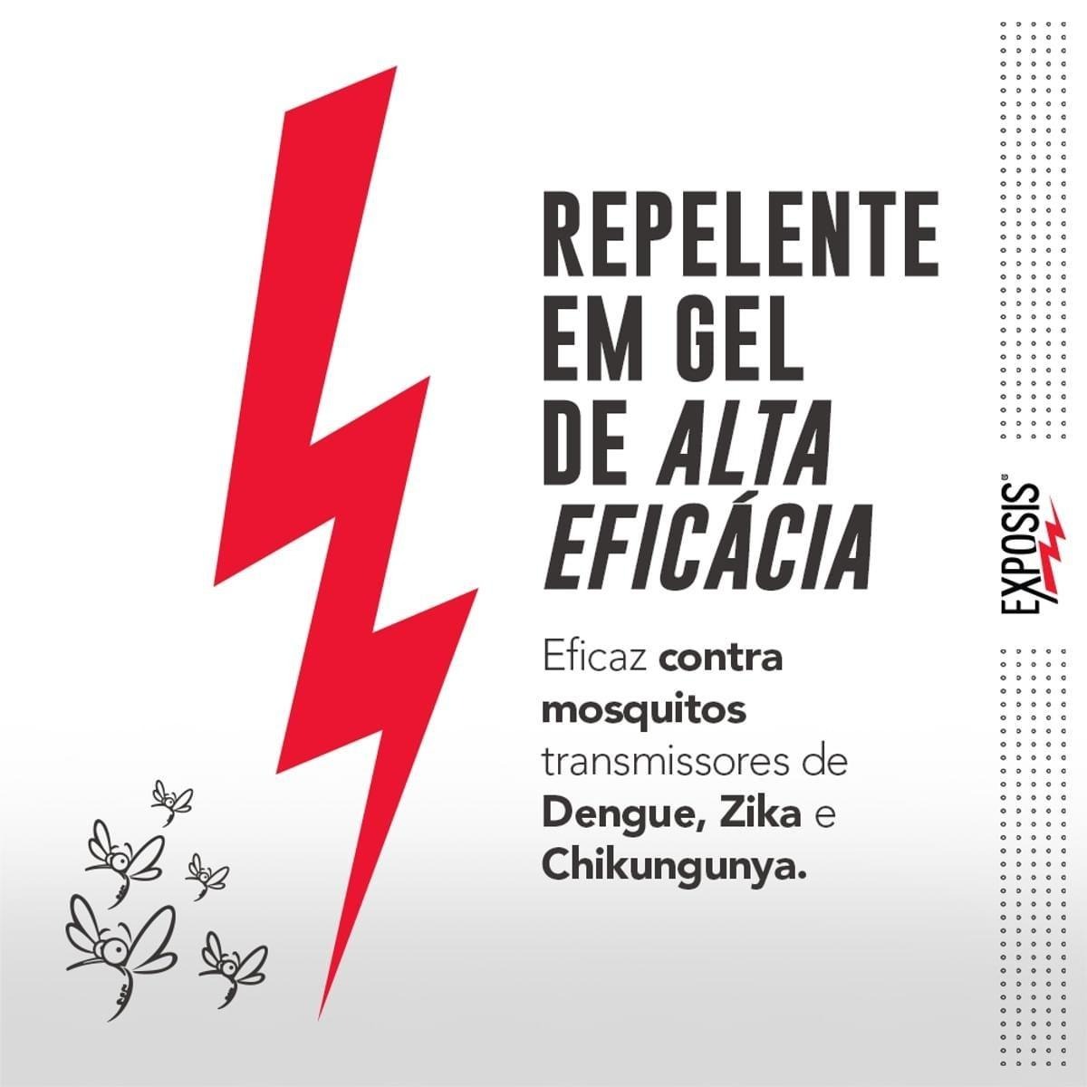 Repelente Exposis Bebê Sem Perfume Gel 117ml — imagem 3 | Drogaria Taveira