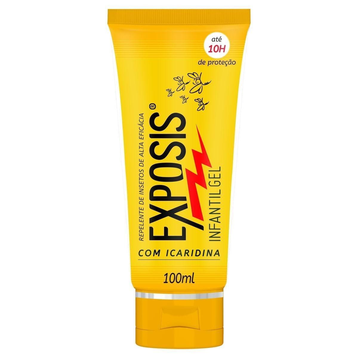 Repelente Exposis Infantil Gel 100ml — Exposis | Drogaria Taveira