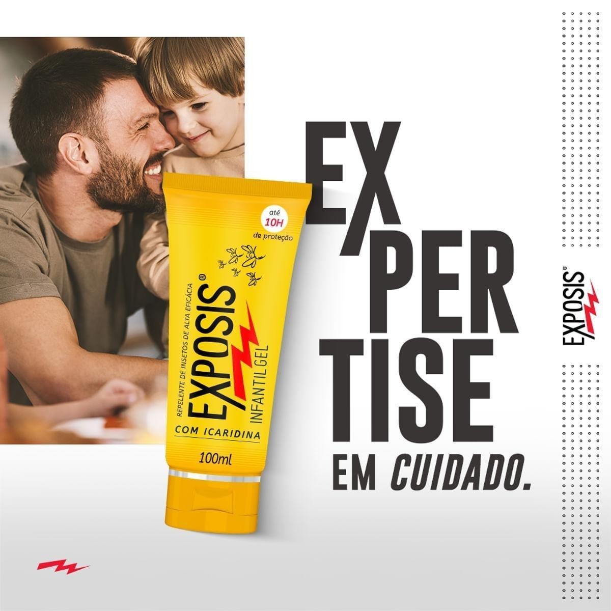 Repelente Exposis Infantil Gel 100ml — imagem 2 | Drogaria Taveira