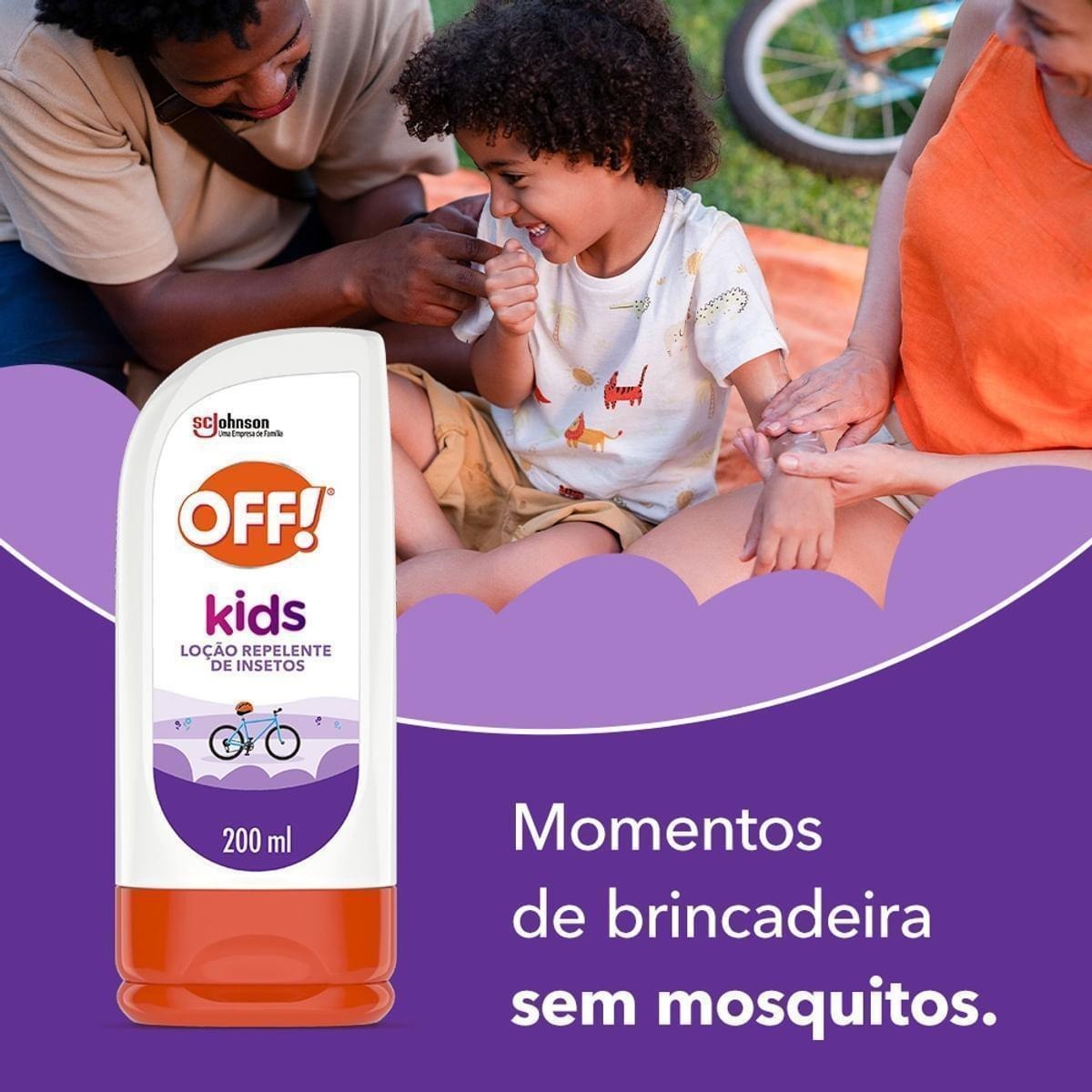 Repelente Off Kids Loção 200ml — imagem 3 | Drogaria Taveira