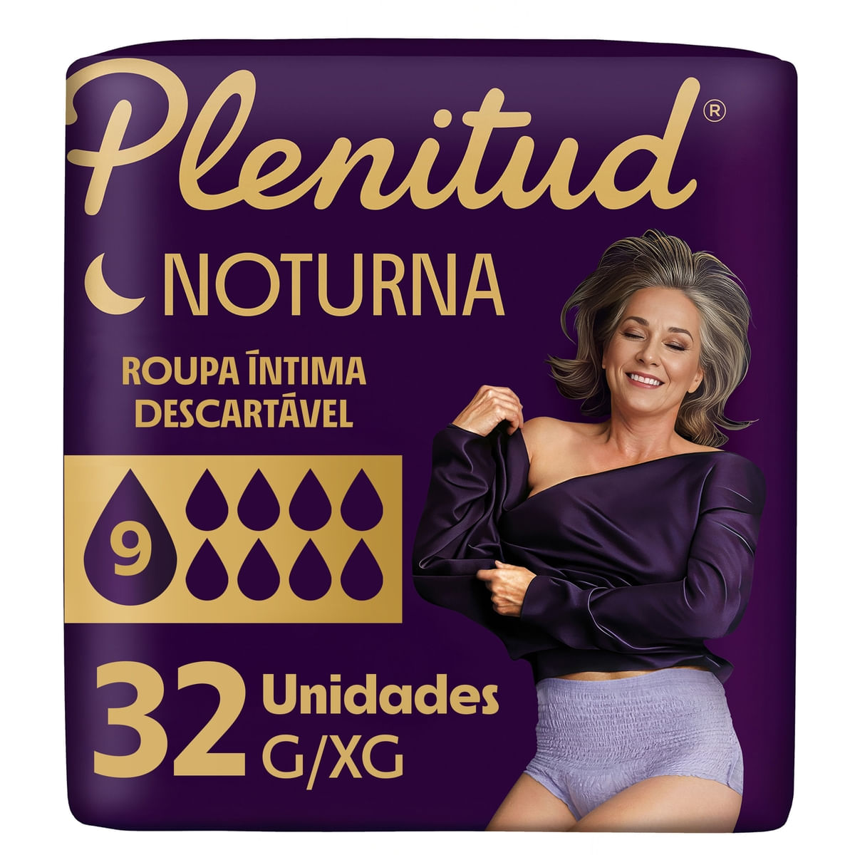 Roupa Íntima Plenitud Noturna Máxima Absorção G/XG 32 Unidades — Plenitud | Drogaria Taveira