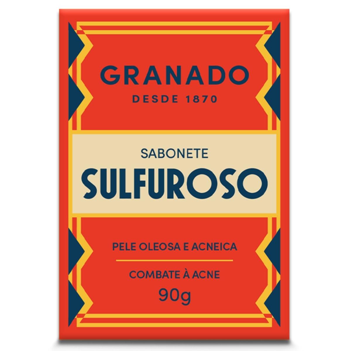 Sabonete Barra Granado Tratamentos Sulfuroso 90g — Granado | Drogaria Taveira
