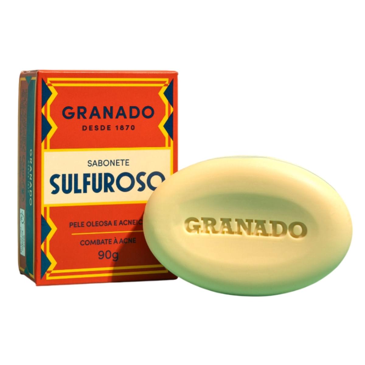 Sabonete Barra Granado Tratamentos Sulfuroso 90g — imagem 2 | Drogaria Taveira