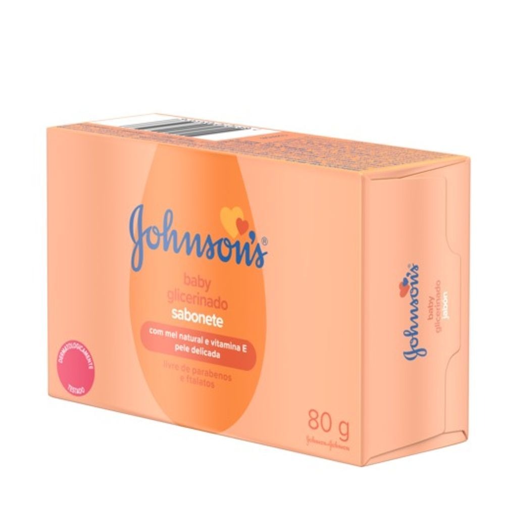 Sabonete de Glicerina Infantil Johnson's Baby 80g — imagem 3 | Drogaria Taveira