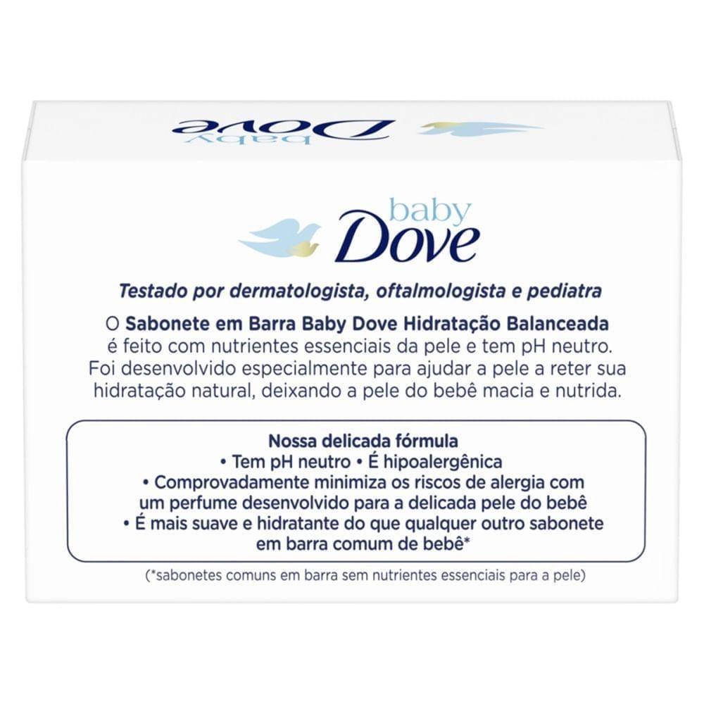 Sabonete em Barra Infantil Baby Dove Hidratação Balanceada 75g — imagem 3 | Drogaria Taveira