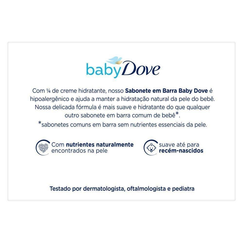 Sabonete em Barra Infantil Baby Dove Hidratação Enriquecida 75g — imagem 3 | Drogaria Taveira