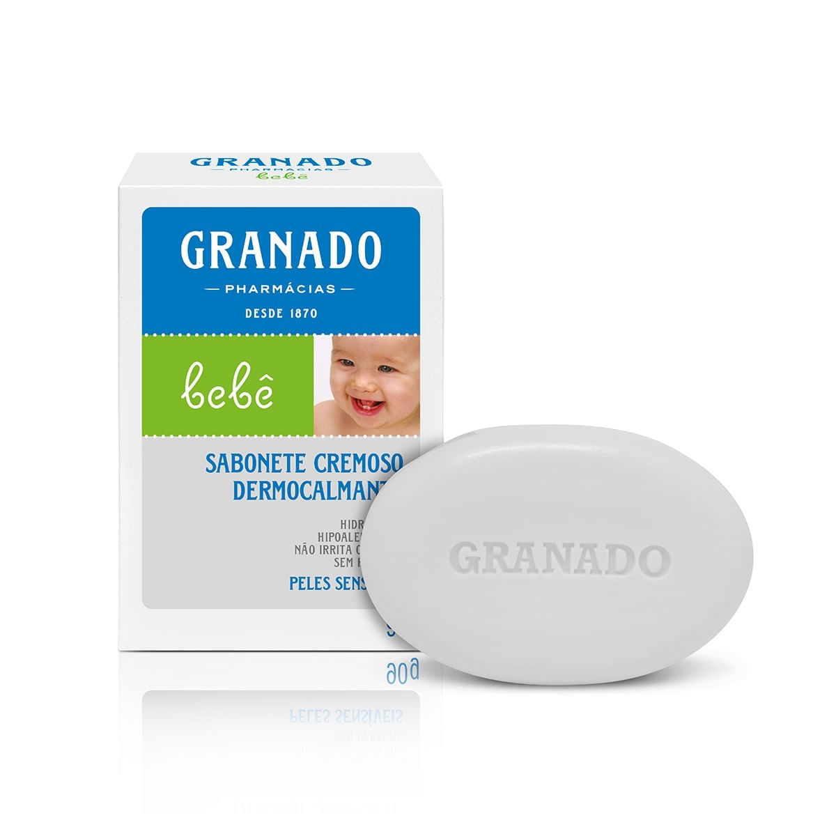 Sabonete em Barra Infantil Granado Bebê Pele Sensível Dermocalmante 90g — imagem 2 | Drogaria Taveira