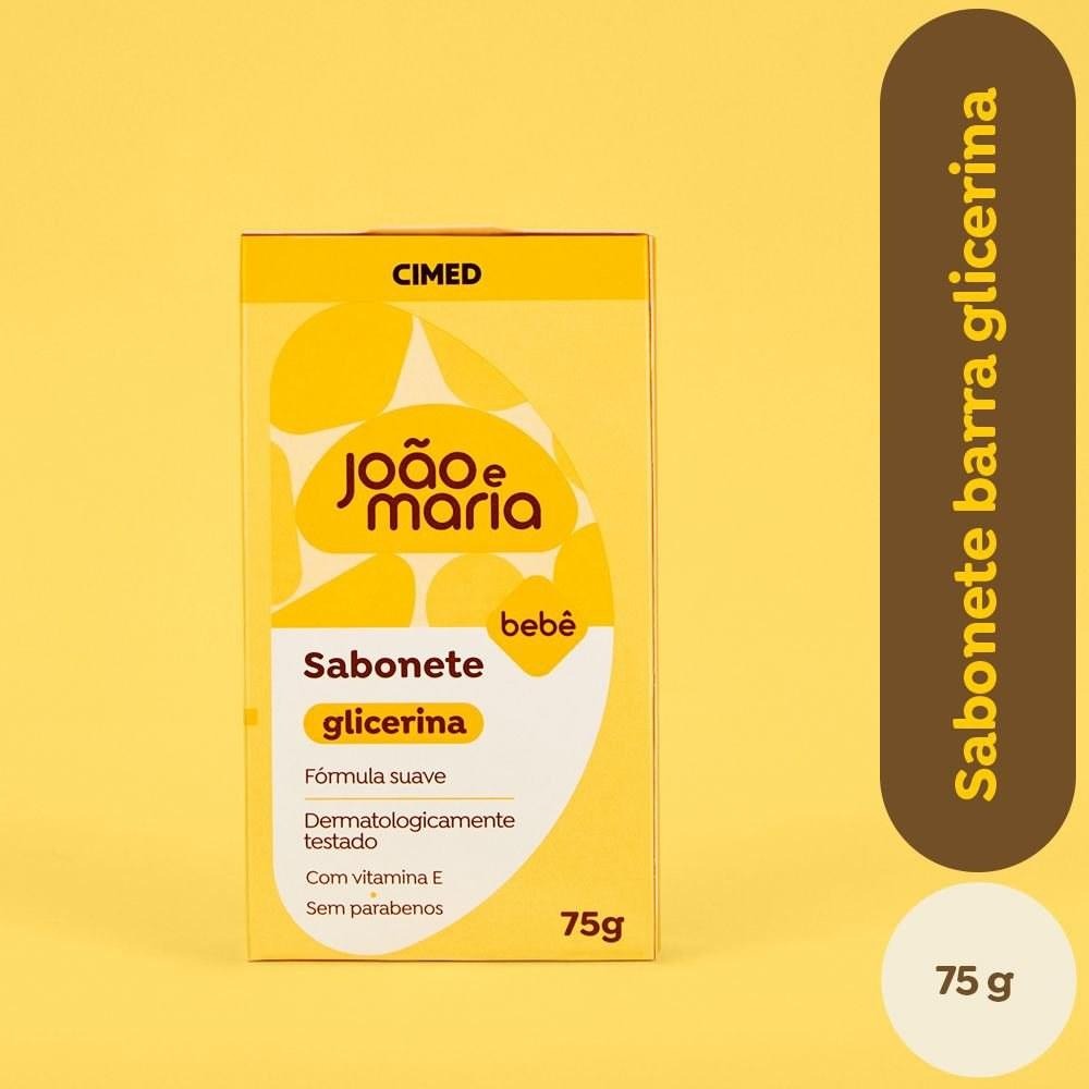 Sabonete em Barra Infantil João e Maria Bebê Glicerina 75g — imagem 2 | Drogaria Taveira