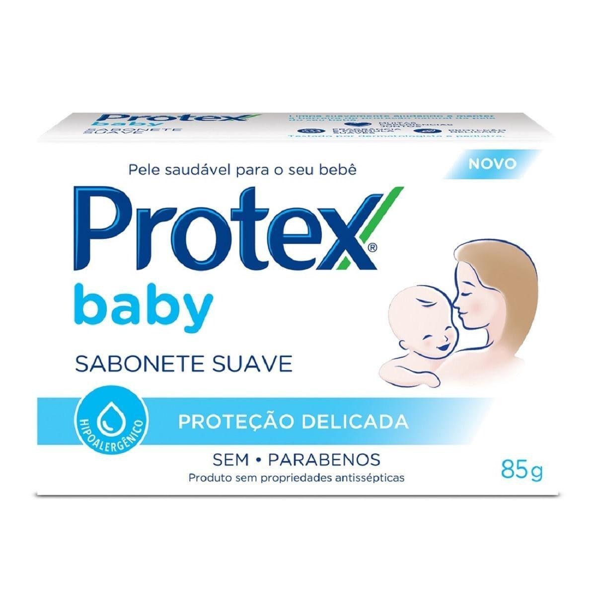 Sabonete Em Barra Para Bebê Protex Baby Delicate Care 85g — Protex Baby | Drogaria Taveira