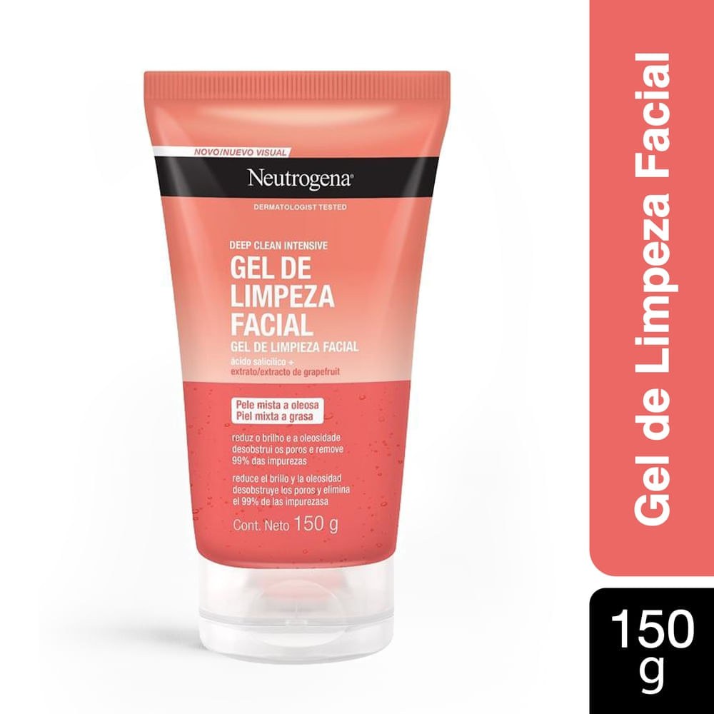 Sabonete em Gel Facial Neutrogena Deep Clean Grapefruit 150g — imagem 2 | Drogaria Taveira