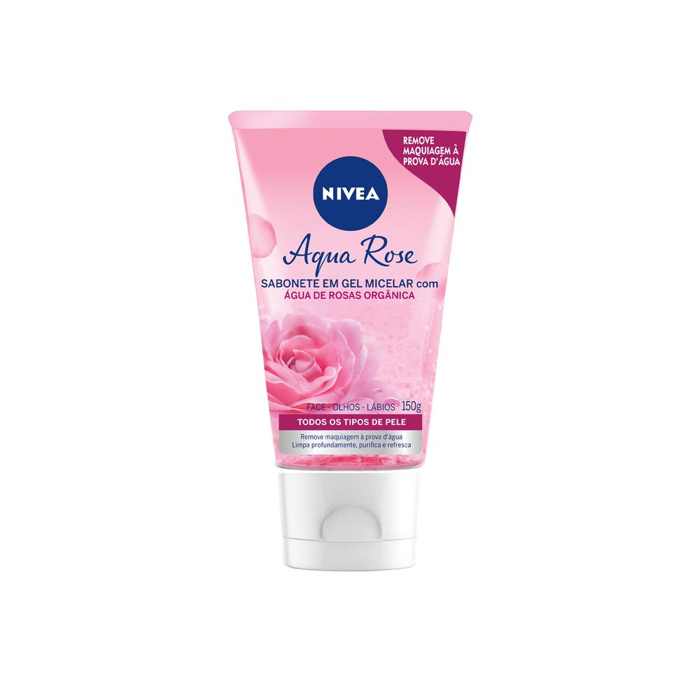 Sabonete em Gel Facial Nivea Aqua Rose 150ml — imagem 2 | Drogaria Taveira