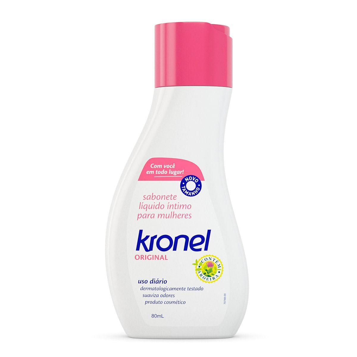Sabonete Íntimo Líquido Kronel 80ml — Kronel | Drogaria Taveira