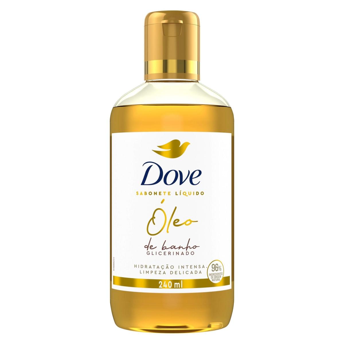 Sabonete Líquido Dove Óleo de Banho Glicerinado 240ml — imagem 2 | Drogaria Taveira