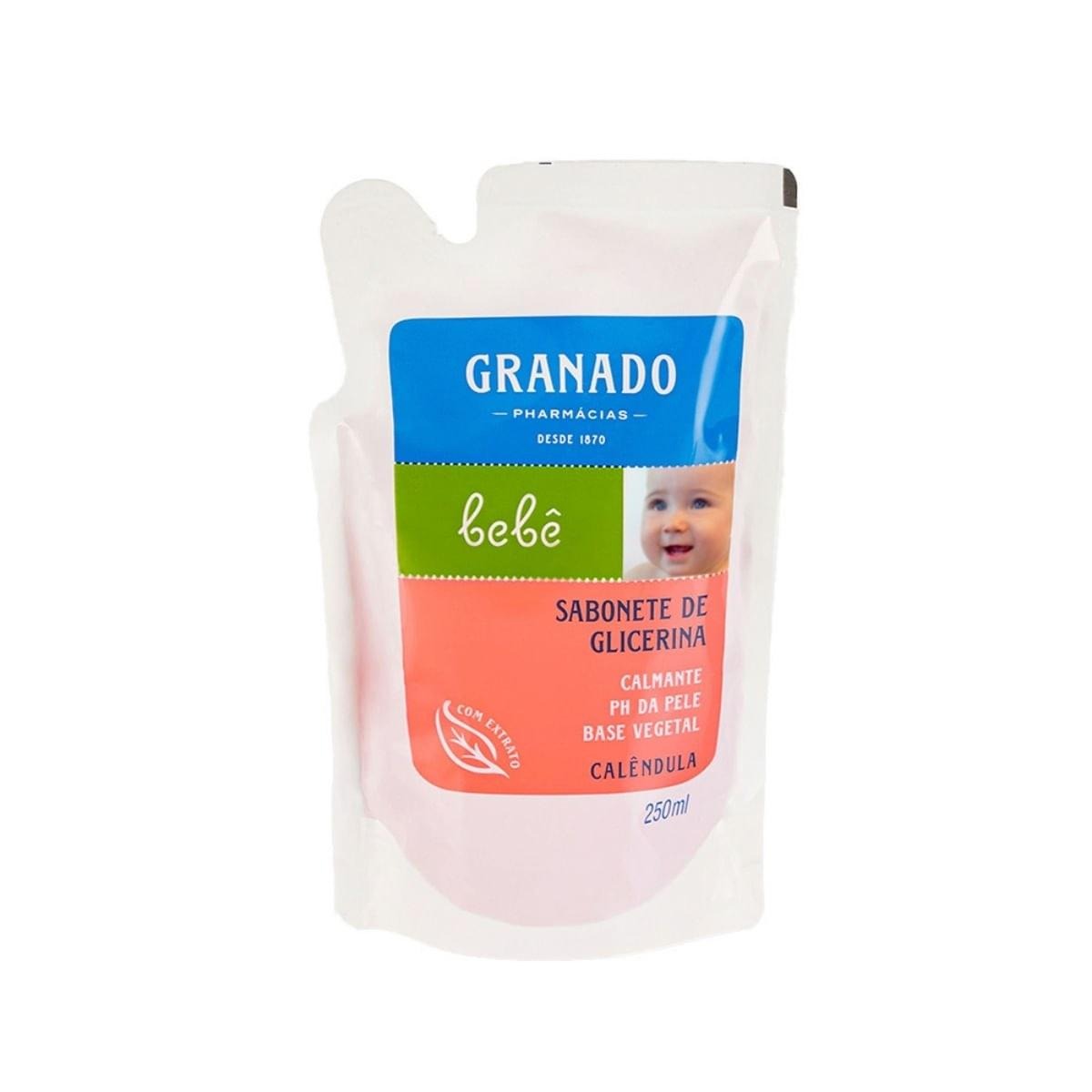 Sabonete Líquido Granado Bebê Calêndula Refil 250ml — Granado | Drogaria Taveira