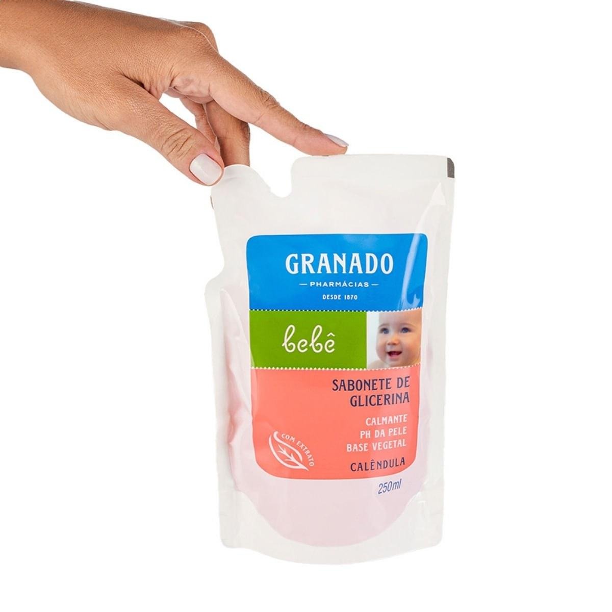 Sabonete Líquido Granado Bebê Calêndula Refil 250ml — imagem 3 | Drogaria Taveira