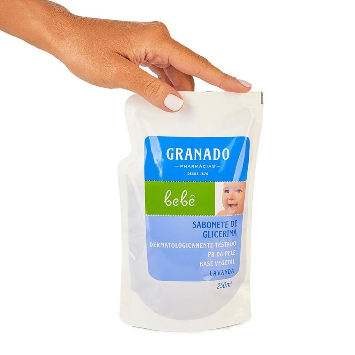 Sabonete Líquido Granado Bebê Lavanda Refil 250ml — imagem 3 | Drogaria Taveira