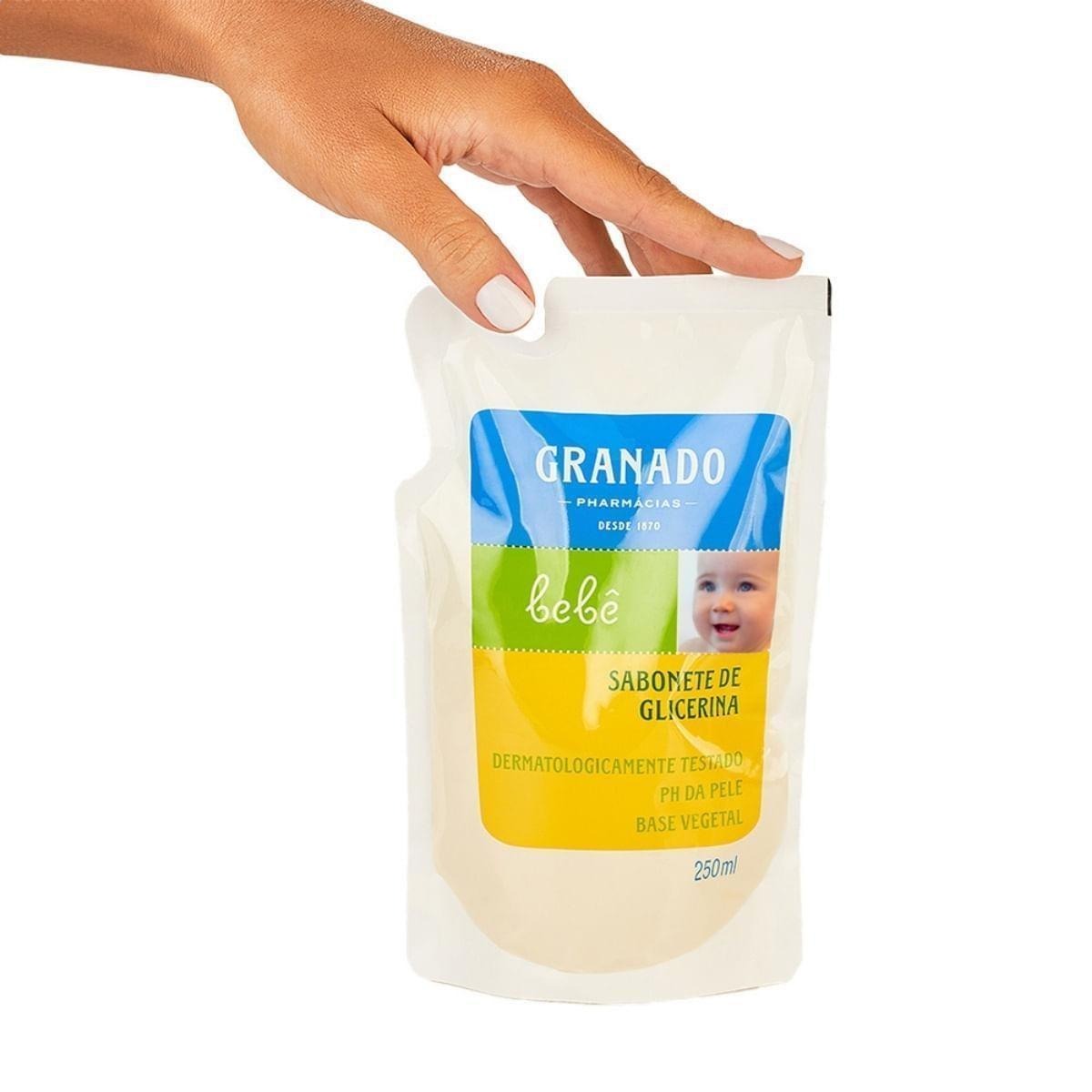 Sabonete Líquido Granado Bebê Tradicional Refil 250ml — imagem 3 | Drogaria Taveira