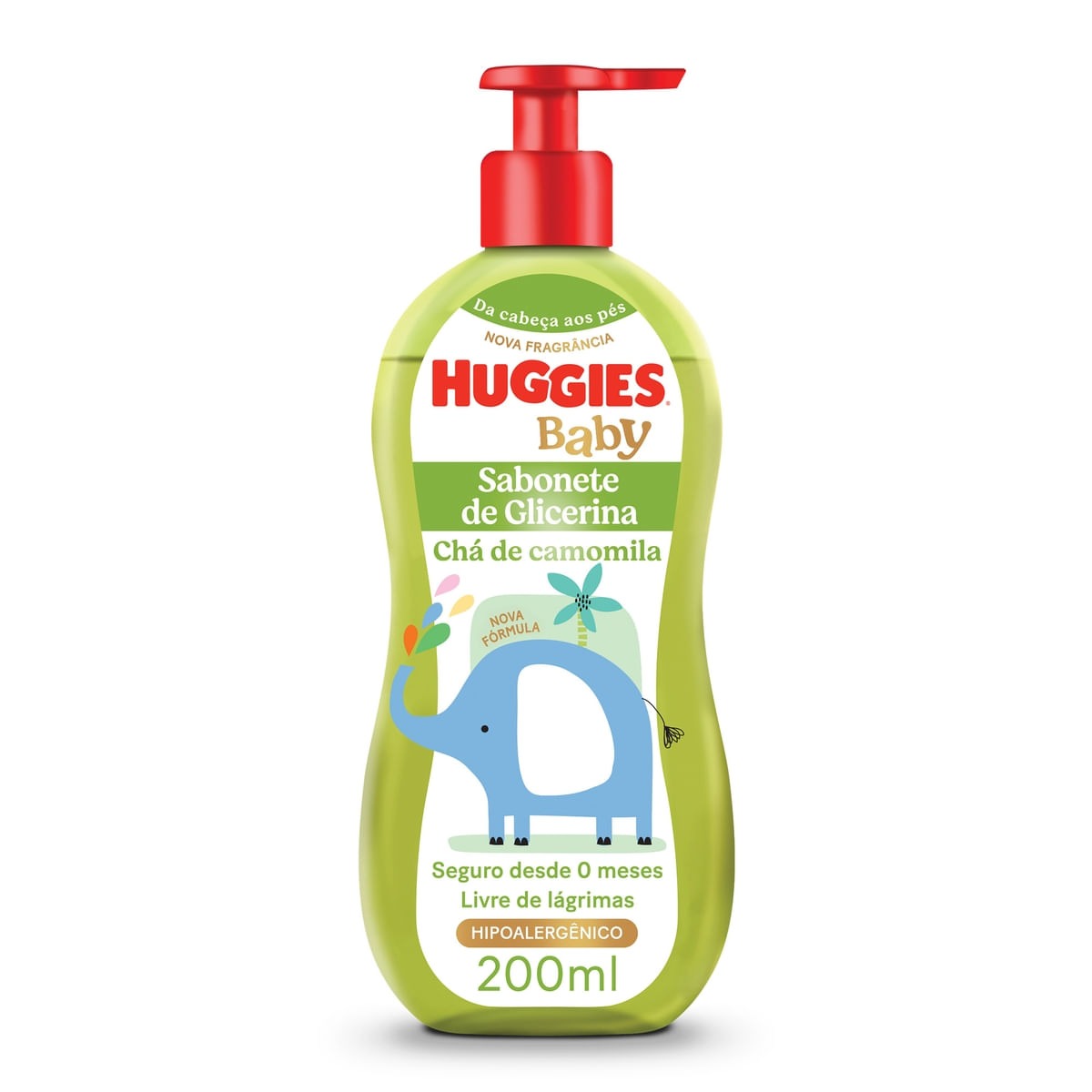 Sabonete Líquido Huggies Glicerina para bebê Camomila 200ml — Turma Da Mônica | Drogaria Taveira