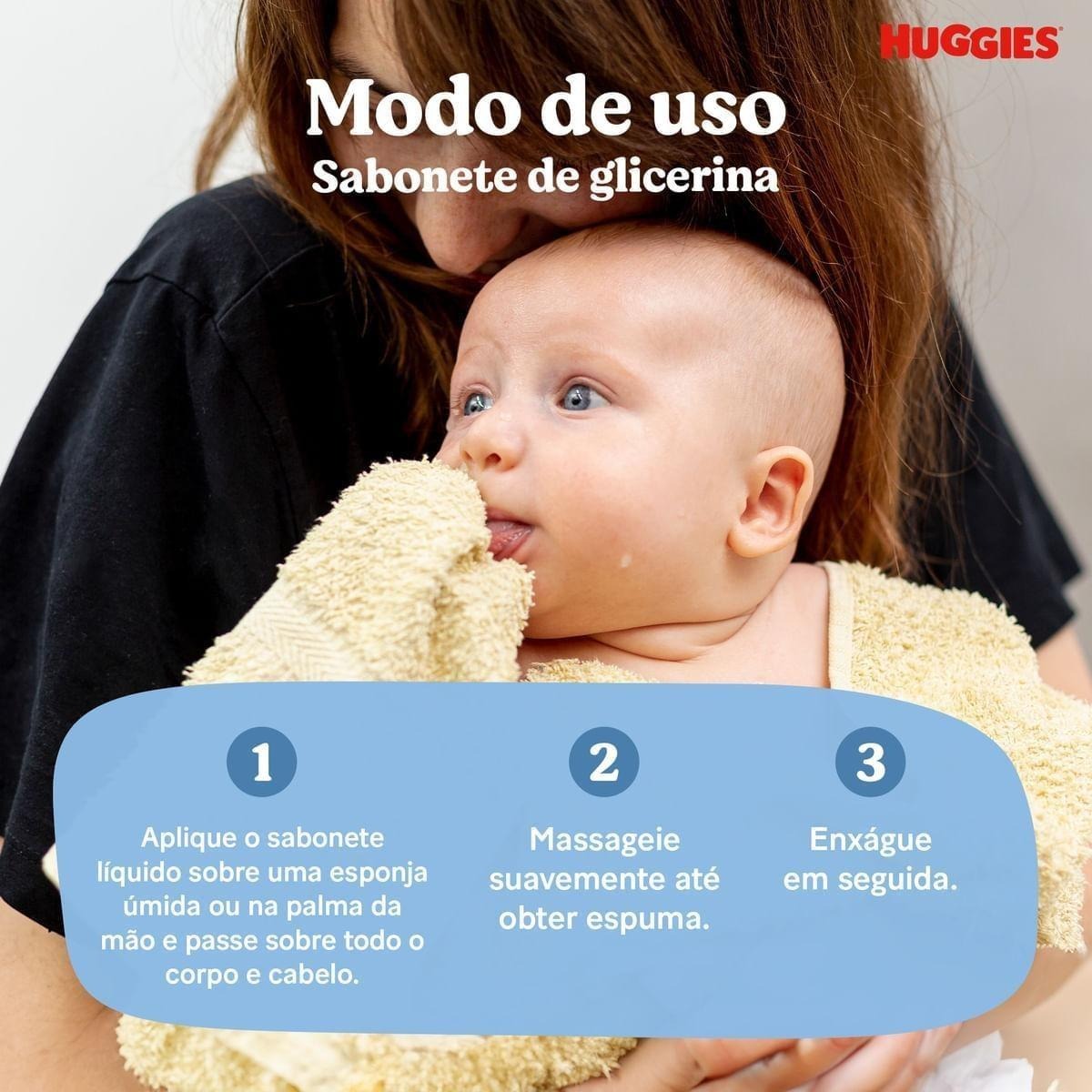 Sabonete Líquido Huggies Glicerina para Bebê Extra Suave 200ml — imagem 3 | Drogaria Taveira