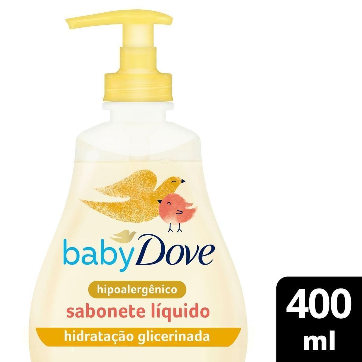 Sabonete Líquido Infantil Baby Dove Hidratação Glicerinada 400ml — Dove | Drogaria Taveira