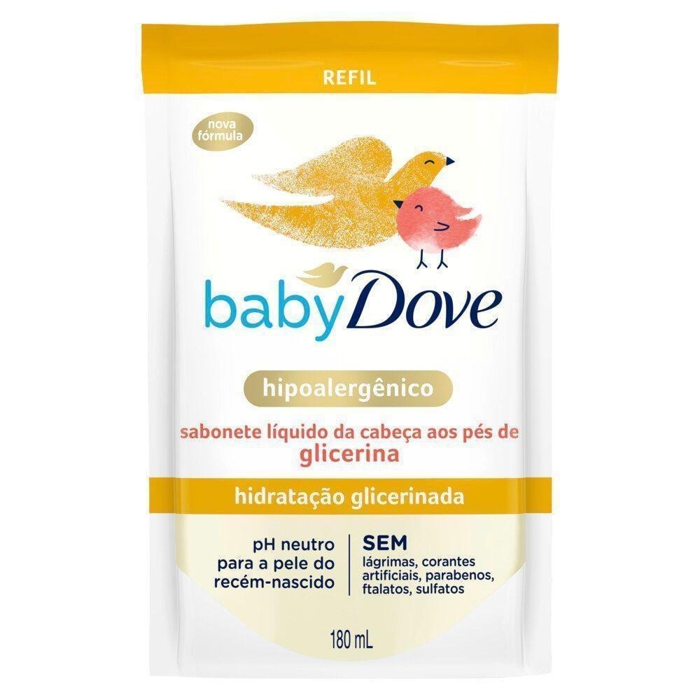 Sabonete Líquido Infantil Baby Dove Hidratação Glicerinada Relaxante Refil 400ml — imagem 2 | Drogaria Taveira