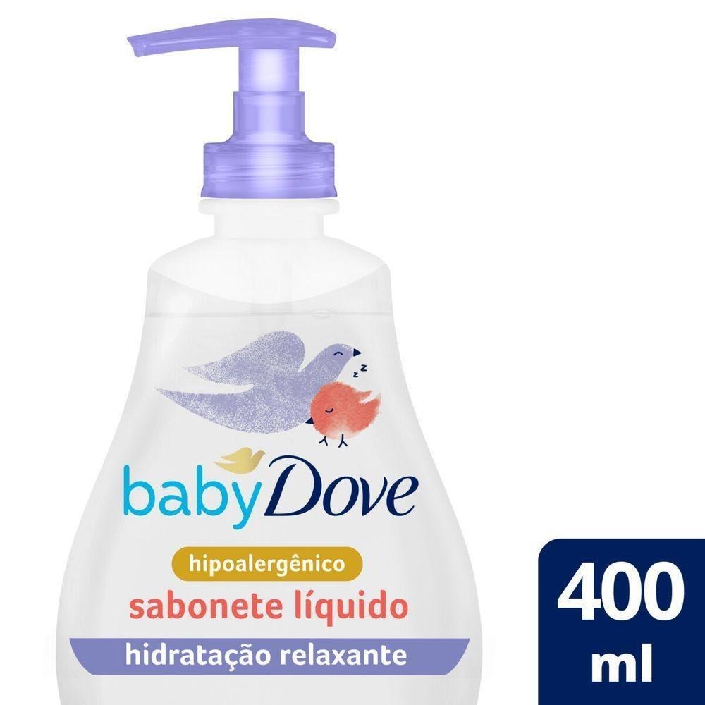 Sabonete Líquido Infantil Baby Dove Hidratação Relaxante Hora de Dormir 400ml — Dove | Drogaria Taveira