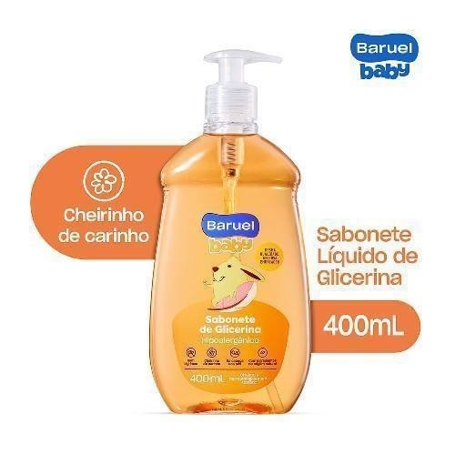 Sabonete Líquido Infantil Baruel Baby Glicerina 400ml — Baruel Baby | Drogaria Taveira