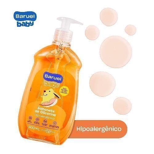Sabonete Líquido Infantil Baruel Baby Glicerina 400ml — imagem 3 | Drogaria Taveira