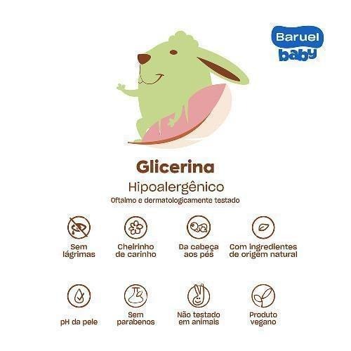 Sabonete Líquido Infantil Baruel Baby Glicerina 400ml — imagem 4 | Drogaria Taveira