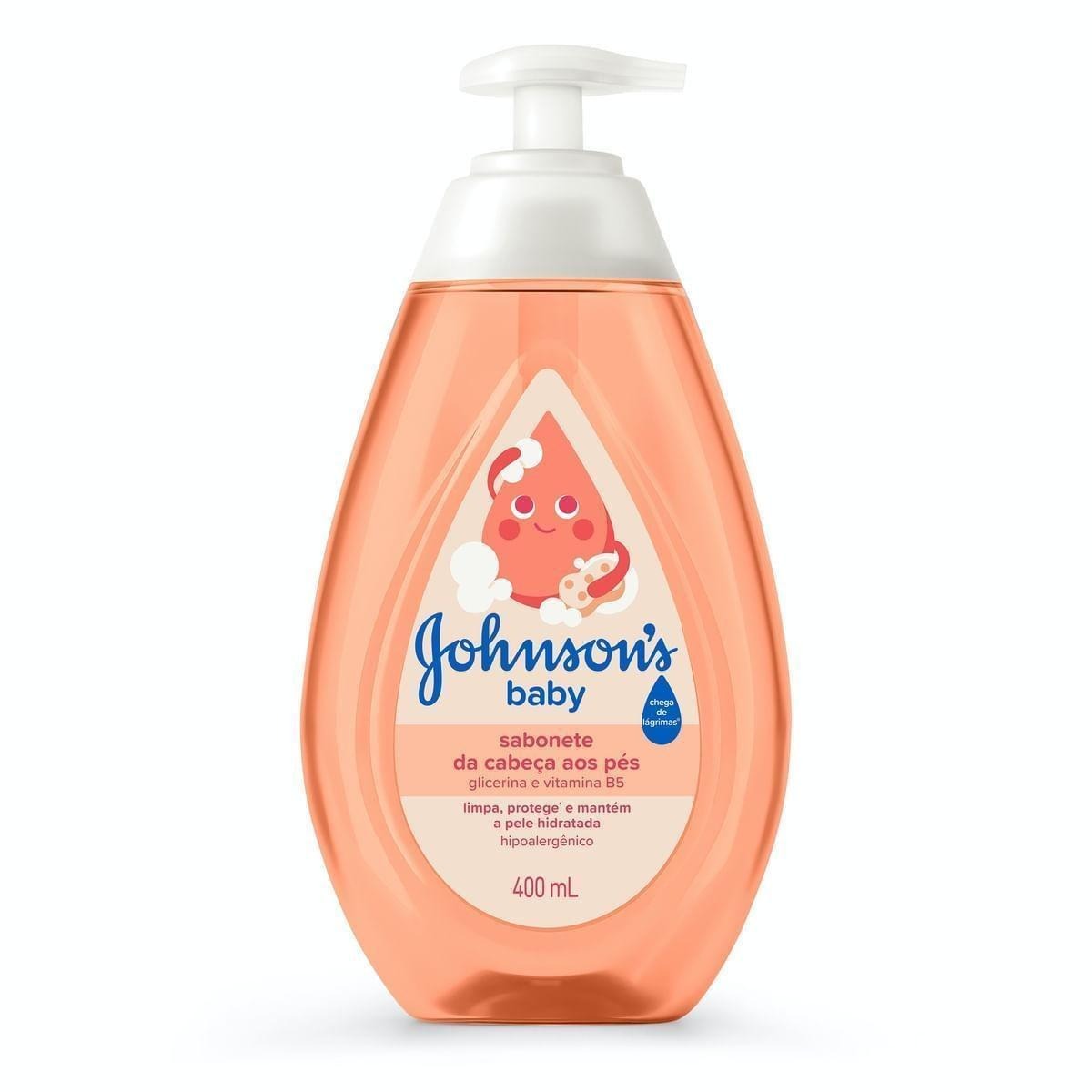 Sabonete Líquido Infantil Johnson's Baby Glicerina da Cabeça aos Pés 400ml — imagem 2 | Drogaria Taveira