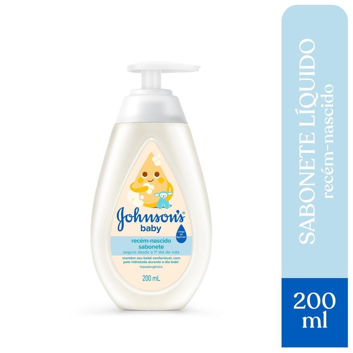 Sabonete Líquido Infantil Johnson's Baby Recém-Nascido 200ml — Johnsons Baby | Drogaria Taveira